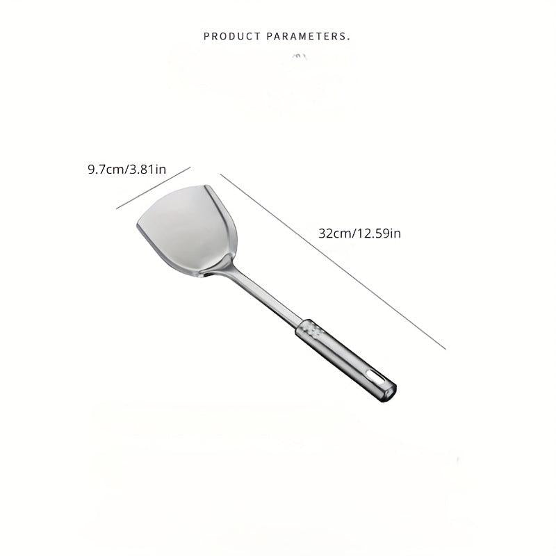 Heat-Resistant Stainless Steel Cooking Shovel with Long Handle
