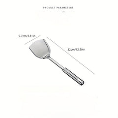 Heat-Resistant Stainless Steel Cooking Shovel with Long Handle
