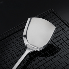 Heat-Resistant Stainless Steel Cooking Shovel with Long Handle