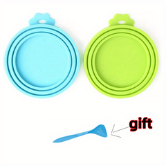 3pcs Pet Food Can Lids - Silicone Can Lids for Dog and Cat Food Cans