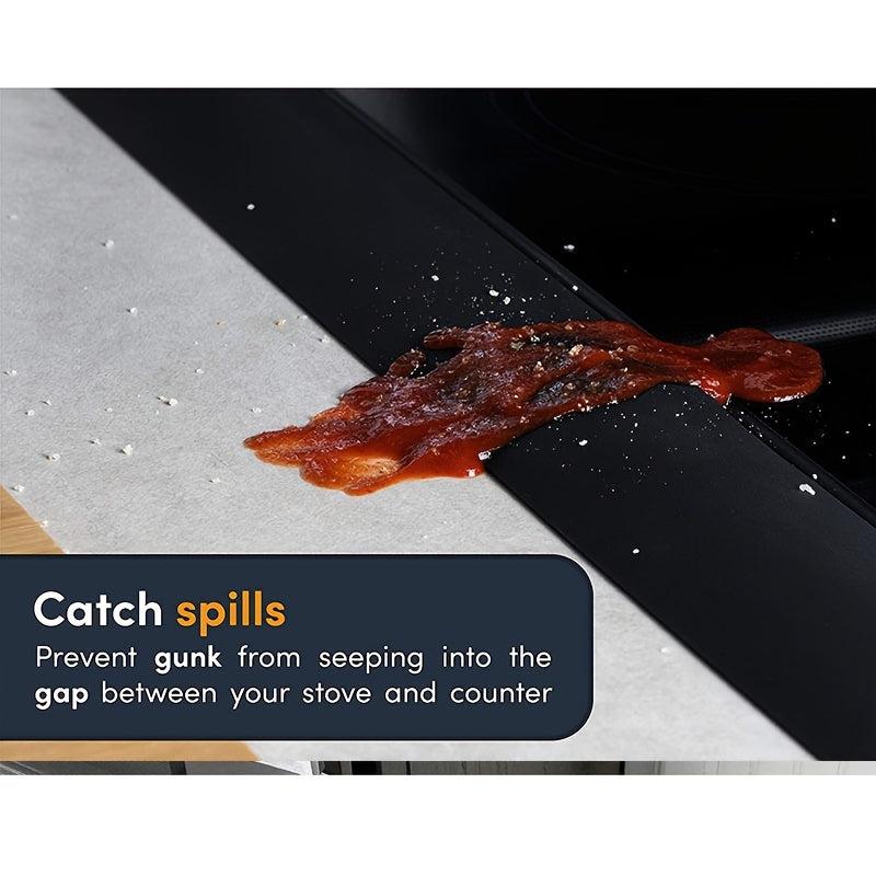 Heat Resistant Silicone Stove Gap Covers Easy to Clean