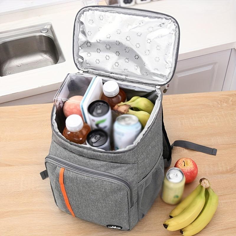 1pc Picnic Backpack Shoulder Insulated Bag Leak Proof
