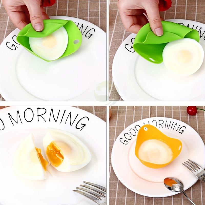 4pcs Silicone Egg Poachers Kitchen Gadgets