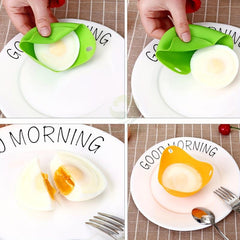 4pcs Silicone Egg Poachers Kitchen Gadgets