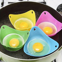4pcs Silicone Egg Poachers Kitchen Gadgets
