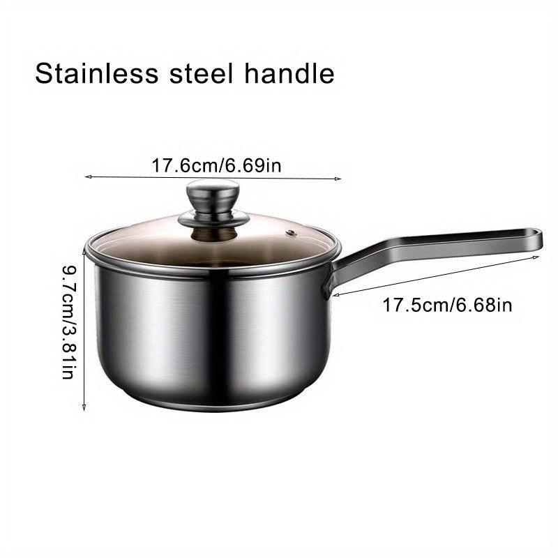 Stainless Steel Sauce Pan 16 19 Saucier Kitchen Utensils