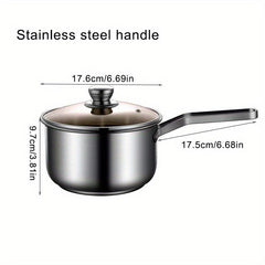 Stainless Steel Sauce Pan 16 19 Saucier Kitchen Utensils