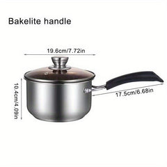 Stainless Steel Sauce Pan 16 19 Saucier Kitchen Utensils