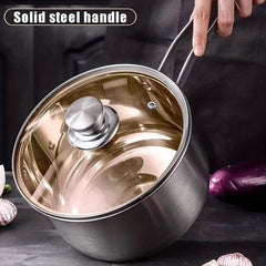Stainless Steel Sauce Pan 16 19 Saucier Kitchen Utensils