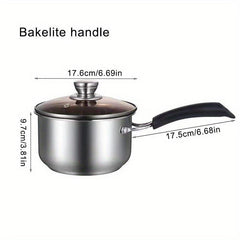 Stainless Steel Sauce Pan 16 19 Saucier Kitchen Utensils