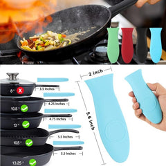 Heat Resistant Silicone Hot Handle Cover - Protects Hands and Appliances