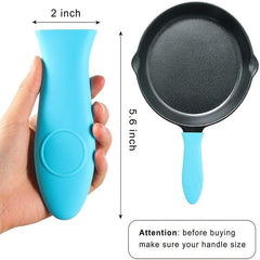 Heat Resistant Silicone Hot Handle Cover - Protects Hands and Appliances