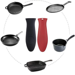 Heat Resistant Silicone Hot Handle Cover - Protects Hands and Appliances