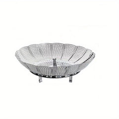 1PC Stainless Steel Folding Retractable Steamer for Xiaolongbao Steamed Buns