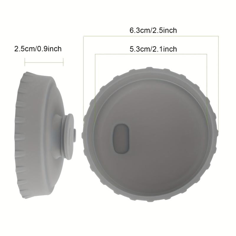 6pcs Silicone Can Lid Reusable Soda Beverage Protector