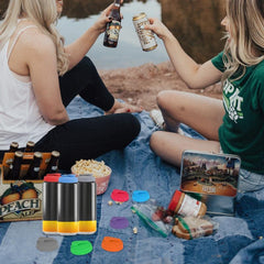 6pcs Silicone Can Lid Reusable Soda Beverage Protector