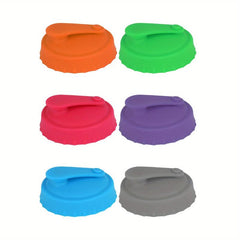 6pcs Silicone Can Lid Reusable Soda Beverage Protector