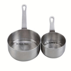 Stainless Steel Sauce Cup with Handle for Condiments Ketchup Appetizers