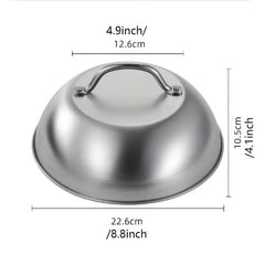 Heavy Duty Cheese Melting Griddle Dome 22 Stainless Steel Basting Cover