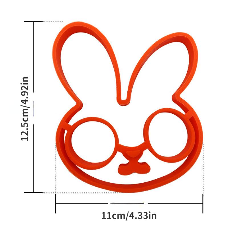 Bunny Shape Silicone Egg Ring for Frying Eggs and Omelet