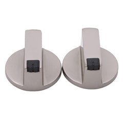 2pcs Gas Stove Knobs Stainless Steel Range Oven Knobs