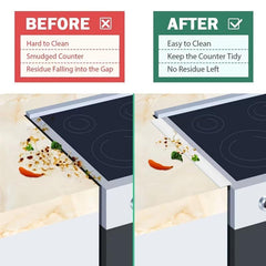 Heat Resistant Silicone Stove Gap Cover - Easy to Clean Kitchen Gadget