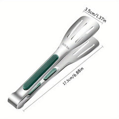 Stainless Steel Food Tongs Non Slip Meat Salad Bread Serving Clip Barbecue Grill