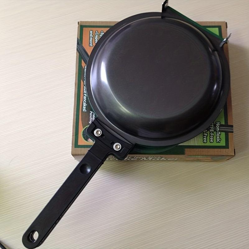 Double Sided Frying Pan 19cm Green Nonstick Stir Frying Pan