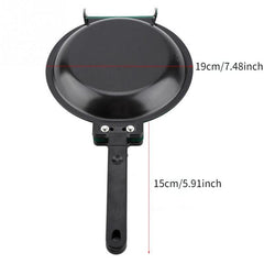 Double Sided Frying Pan 19cm Green Nonstick Stir Frying Pan