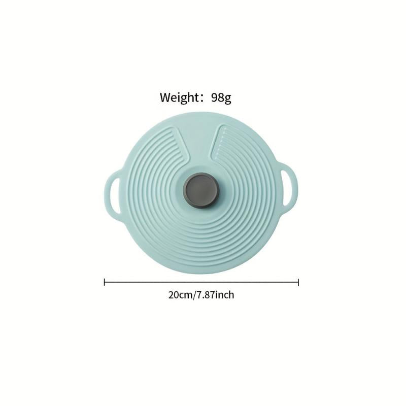 1pc Reusable Silicone Lids Spill Stopper Food Cover Kitchen Accessories