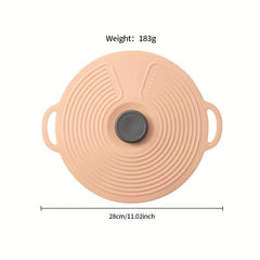 1pc Reusable Silicone Lids Spill Stopper Food Cover Kitchen Accessories