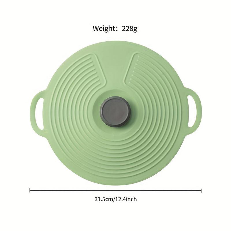 1pc Reusable Silicone Lids Spill Stopper Food Cover Kitchen Accessories