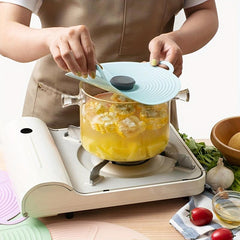 1pc Reusable Silicone Lids Spill Stopper Food Cover Kitchen Accessories
