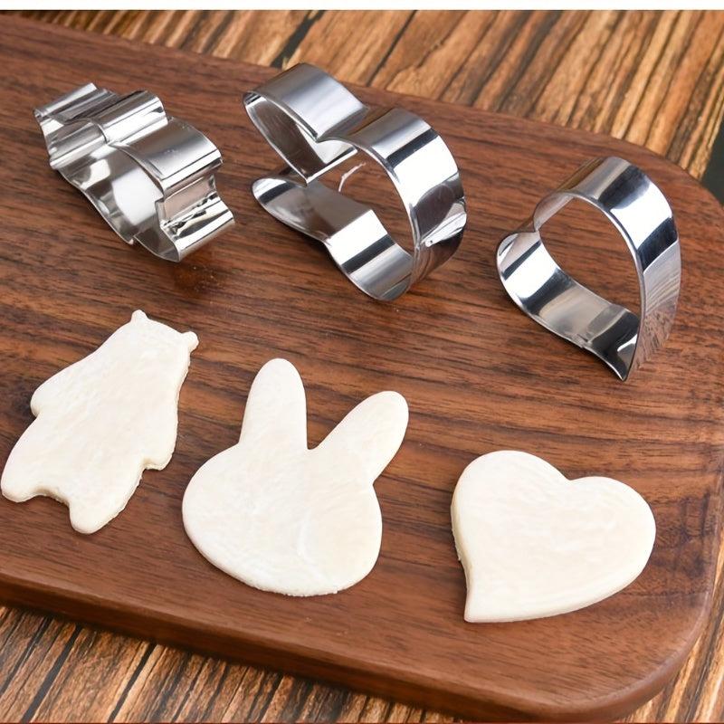 12pcs Stainless Steel Cartoon Stamping Mold for Kids Biscuits Artwork