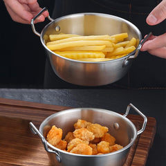 Two Handle Snack Bowl for Rice Porridge Desserts Condiments and More