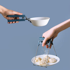 2pcs Non Slip Plate Tongs for Safe Steaming