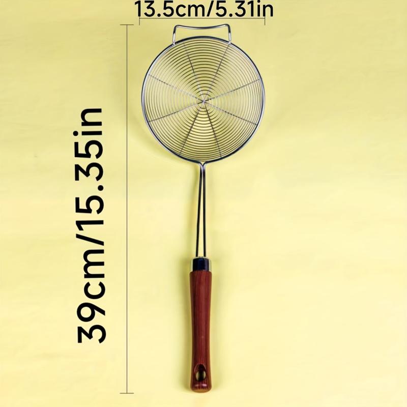 Spider Strainer Stainless Steel Skimmer Spoon for Frying Cooking Utensils