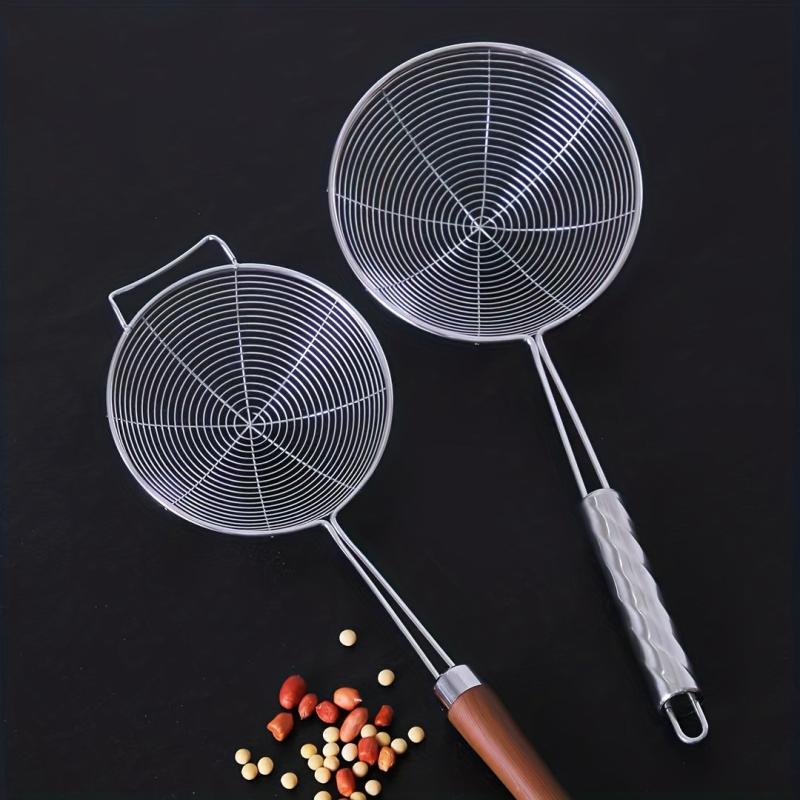Spider Strainer Stainless Steel Skimmer Spoon for Frying Cooking Utensils