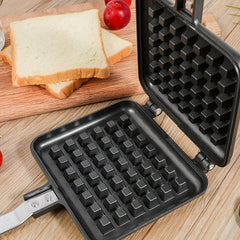 1pc Belgian Waffle Maker Pan Aluminum Cookware for Breakfast