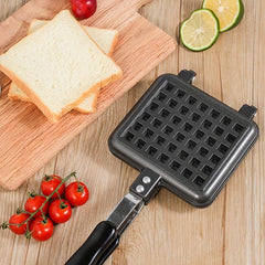 1pc Belgian Waffle Maker Pan Aluminum Cookware for Breakfast