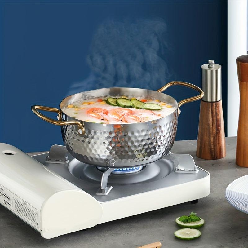 Stainless Steel Ramen Pot with Double Handles