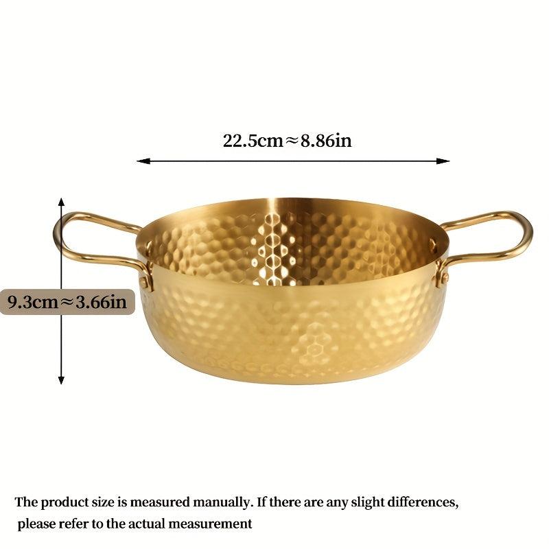 Stainless Steel Ramen Pot with Double Handles