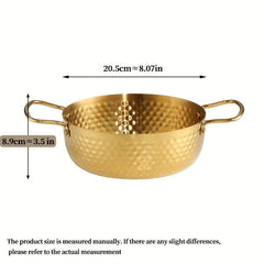 Stainless Steel Ramen Pot with Double Handles