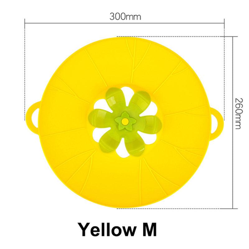 Universal Silicone Lid Spill Stopper Cover For Pot Pan
