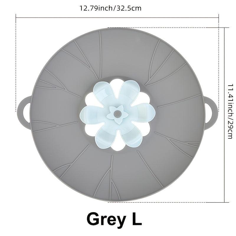 Universal Silicone Lid Spill Stopper Cover For Pot Pan