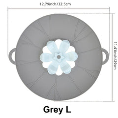 Universal Silicone Lid Spill Stopper Cover For Pot Pan