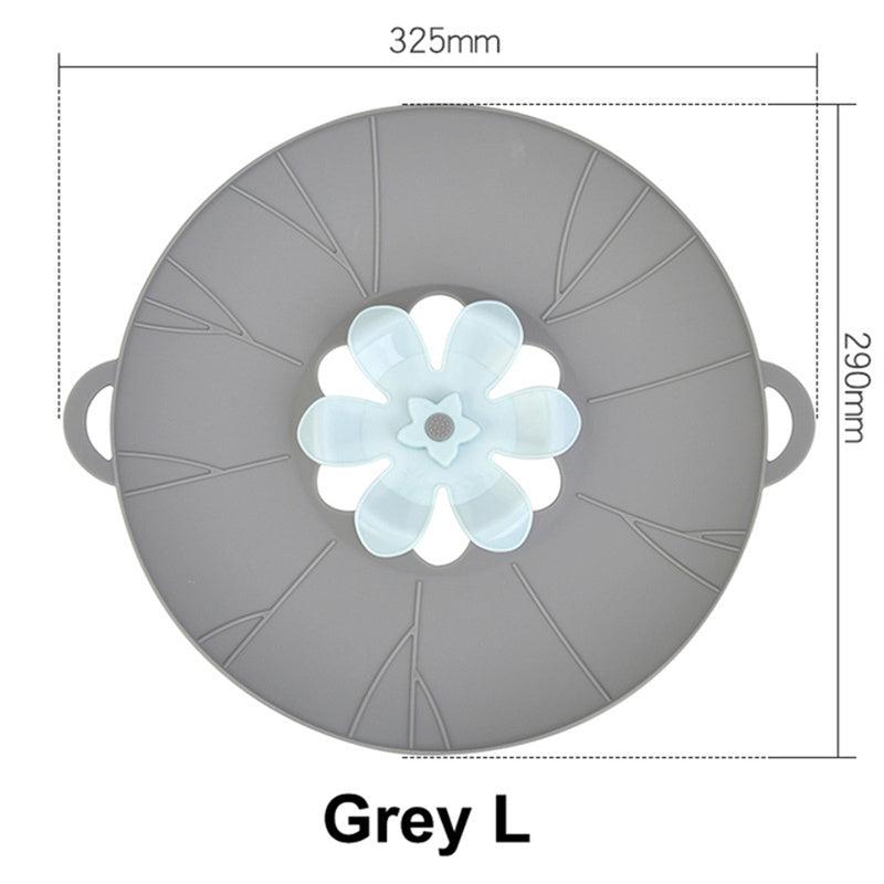 Universal Silicone Lid Spill Stopper Cover For Pot Pan