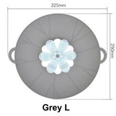 Universal Silicone Lid Spill Stopper Cover For Pot Pan