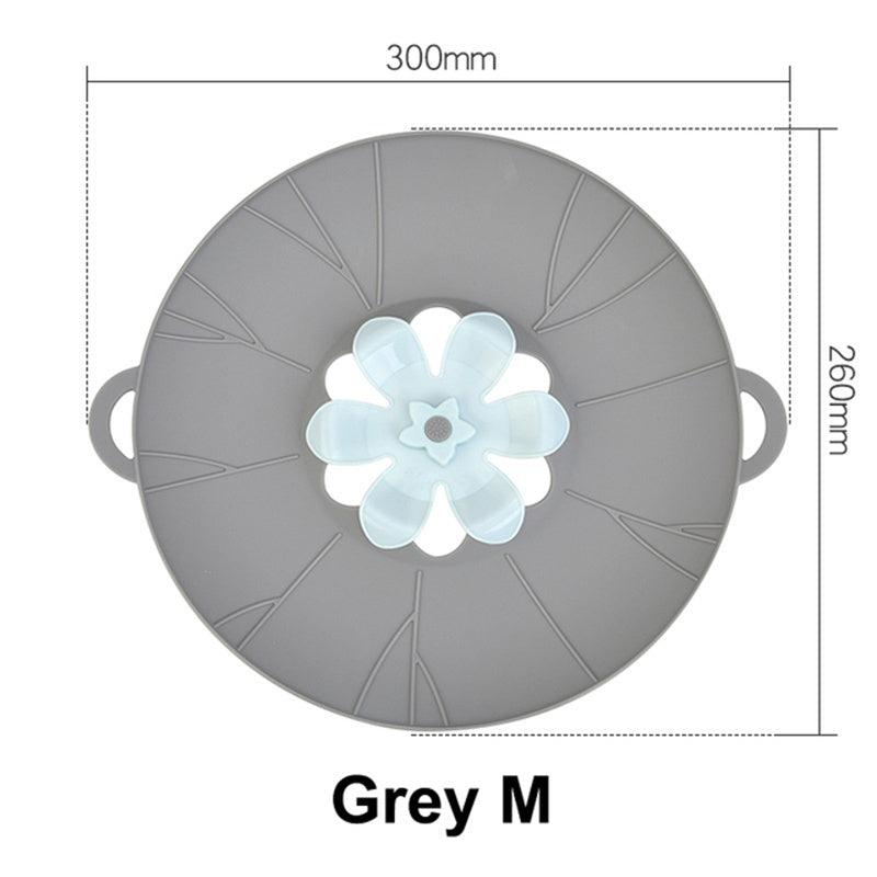 Universal Silicone Lid Spill Stopper Cover For Pot Pan