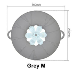Universal Silicone Lid Spill Stopper Cover For Pot Pan